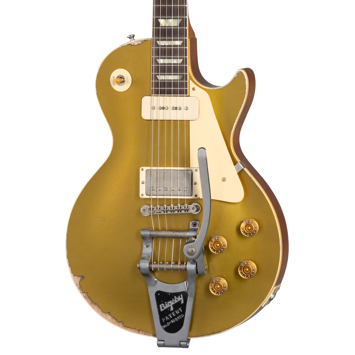 Gibson Custom Sergio Vallin 1955 Les Paul Goldtop, Murphy Lab Aged