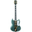 Gibson Custom SG Electric Guitar, Murphy Lab Light Aged Antique Pelham Blue, Maestro Vibrola Tailpiece