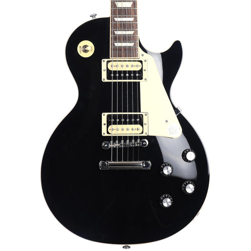 Gibson Les Paul Classic Electric Guitar, Ebony Finish, with Hardshell Case