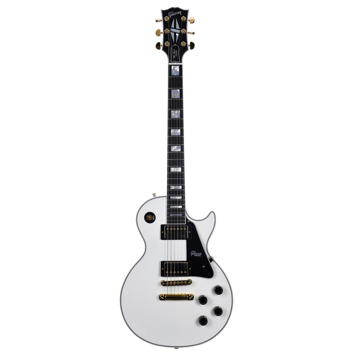 Gibson Custom Les Paul Alpine White Finish With Ebony Fingerboard Gloss