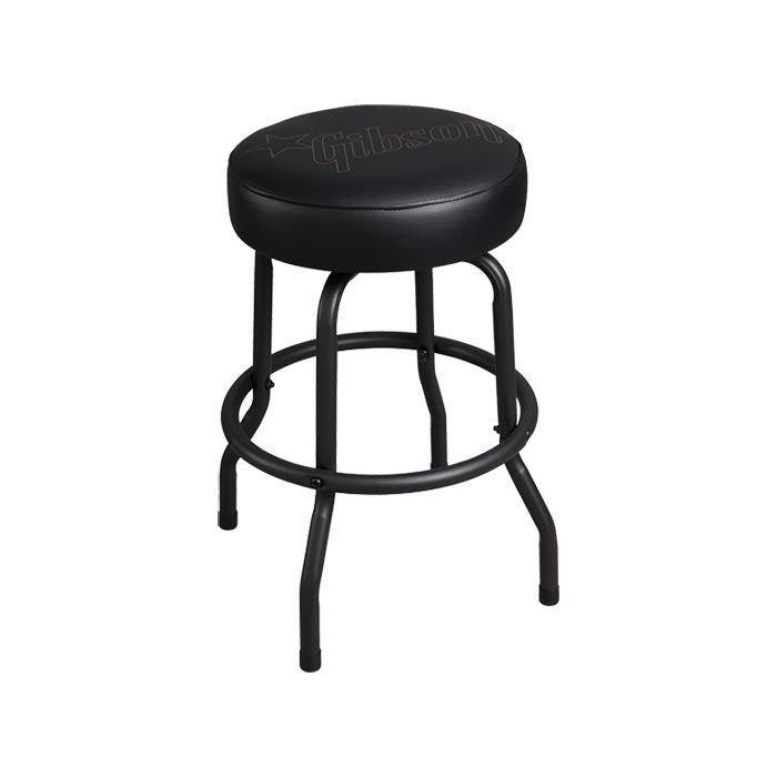 Gibson Premium Playing Stool, Star Logo, Short, Black