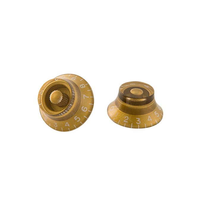 Gibson Top Hat Knobs Gold 4/Pkg