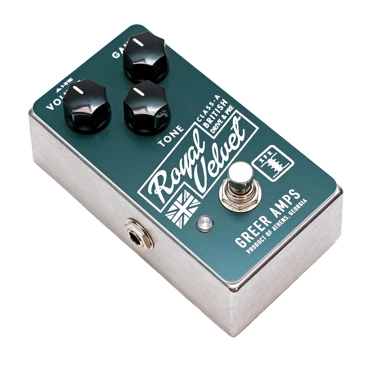 Greer Amps Royal Velvet Class-A British Overdrive And Preamp Effect Pedal