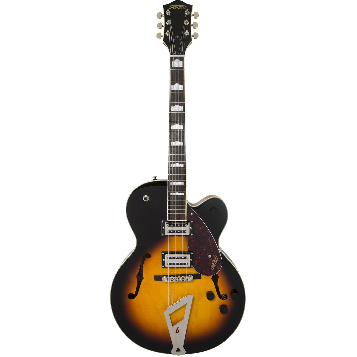 Gretsch G2420 Streamliner Hollow Body Chromatic II, Aged Brooklyn Burst