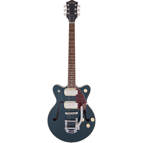 Gretsch G2655T-P90 Streamliner Center Block Jr. Laurel, Midnight Sapphire Vintage Mahogany Stain