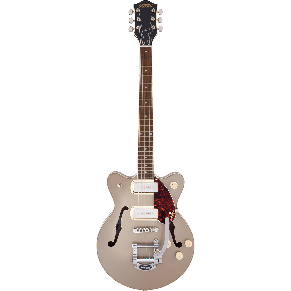 Gretsch G2655T-P90 Streamliner Center Block Jr. Laurel, Sahara Metallic Vintage Mahogany Stain