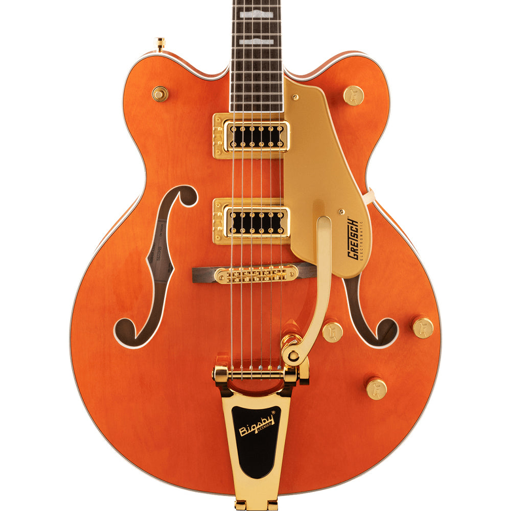 Gretsch G5422TG Electromatic Classic Hollow Body Electric Guitar Double-Cut, Laurel, Orange Stain