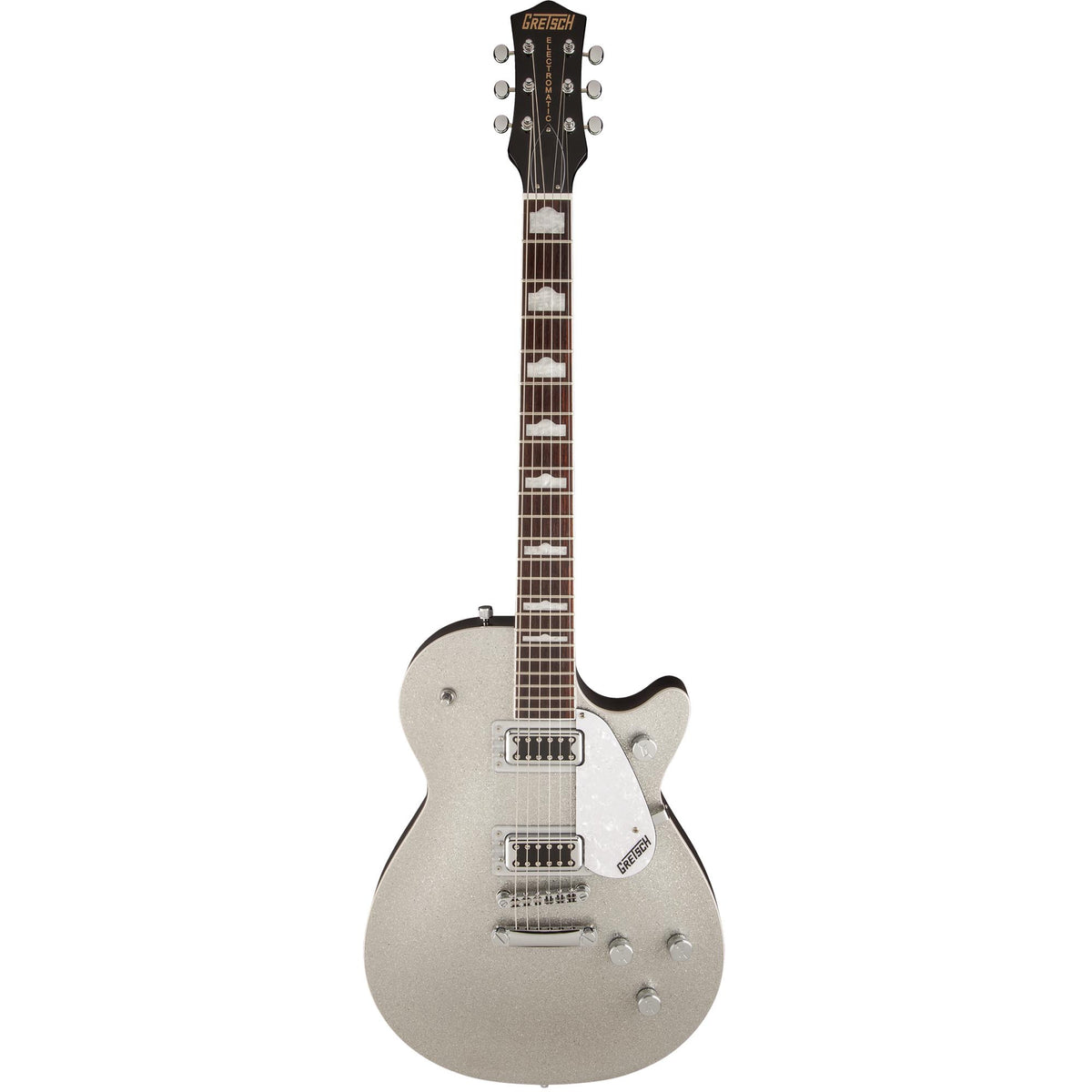 Gretsch G5439 Electromatic Pro Jet - Silver Sparkle With Walnut Back