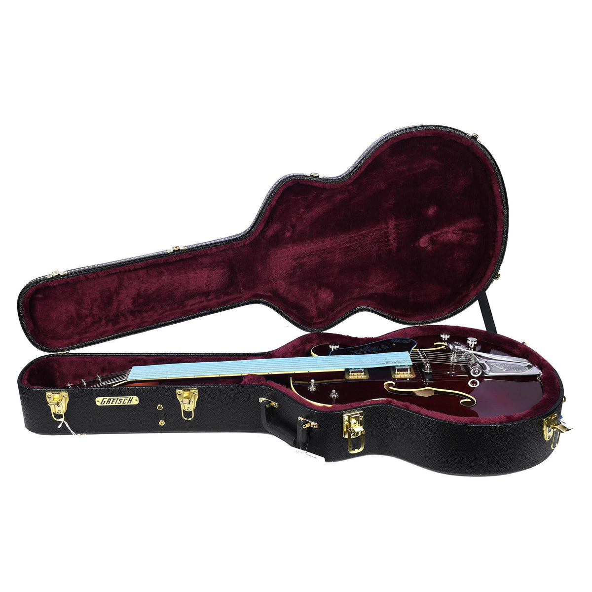 Gretsch G6120T Limited Edition '59 Nashville Single Cut, Ebony, Dark Cherry Stain