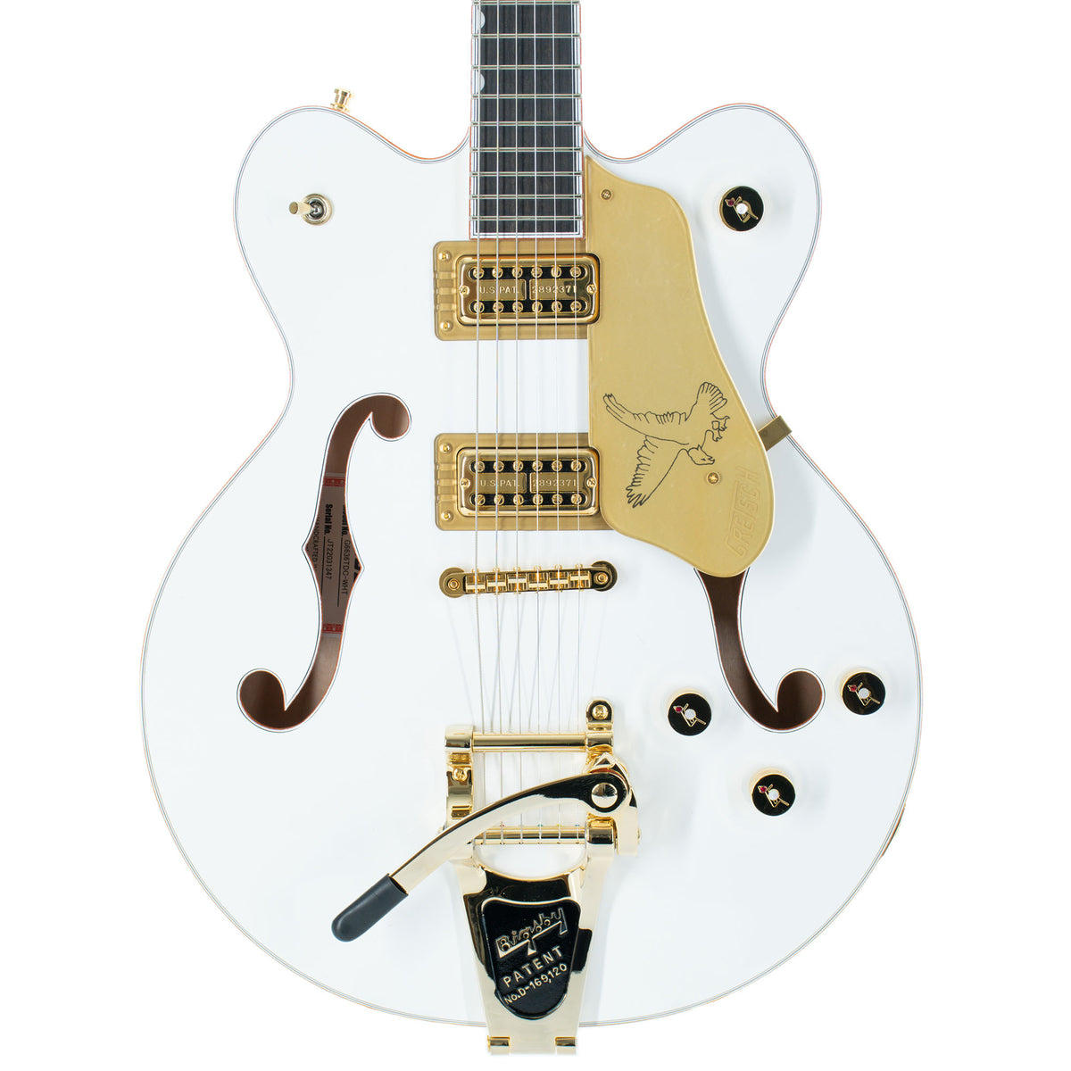 Gretsch G6636T Players Edition Falcon Center Block Electric Guitar, White