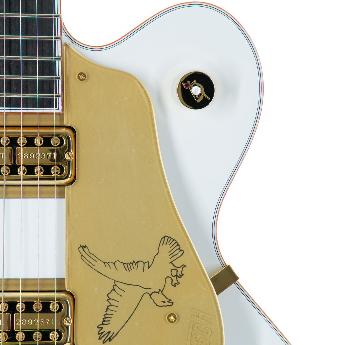 Gretsch G6636T Players Edition Falcon Center Block Electric Guitar, White
