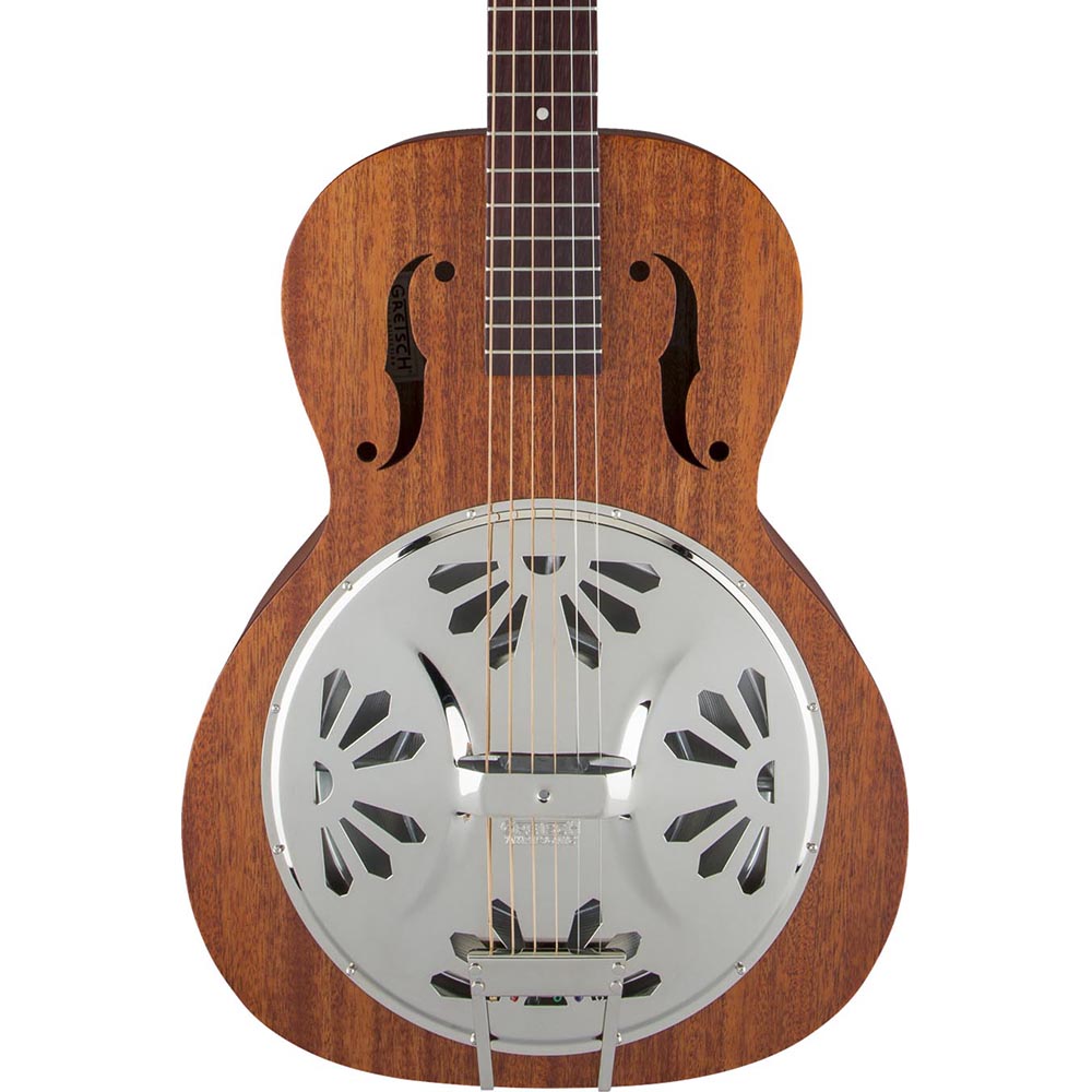 Gretsch G9200 Boxcar Round-Neck - Mahogany Body Resonator Guitar - Natural