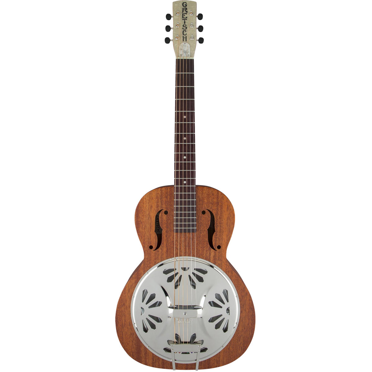 Gretsch G9200 Boxcar Round-Neck - Mahogany Body Resonator Guitar - Natural