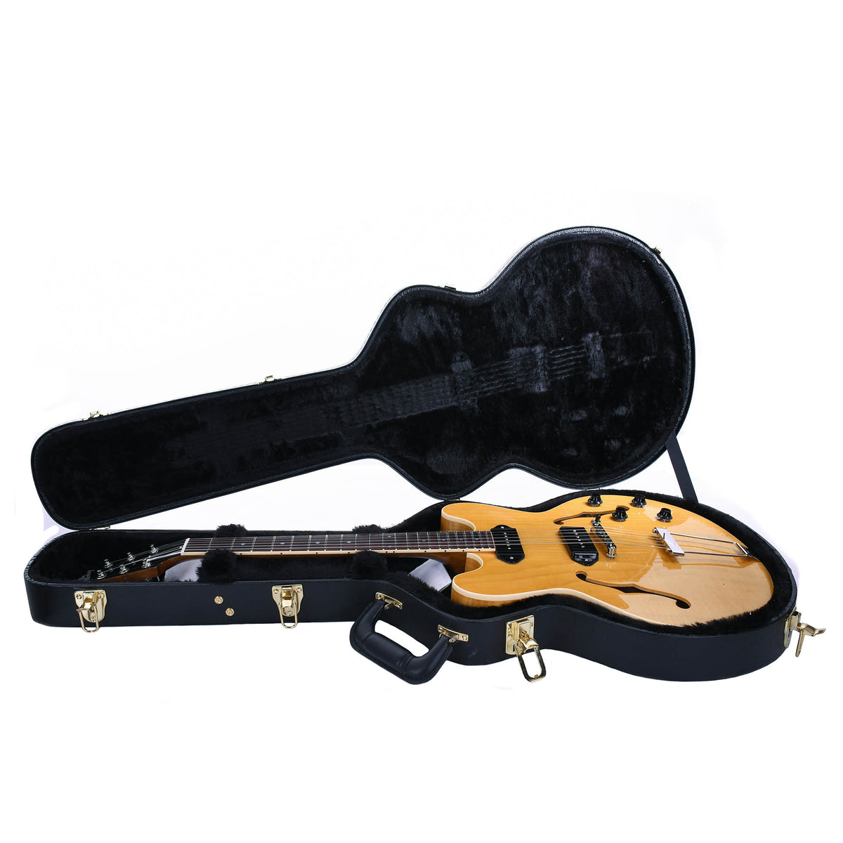 Heritage H-530 Hollow Electric Guitar With Case, Antique Natural
