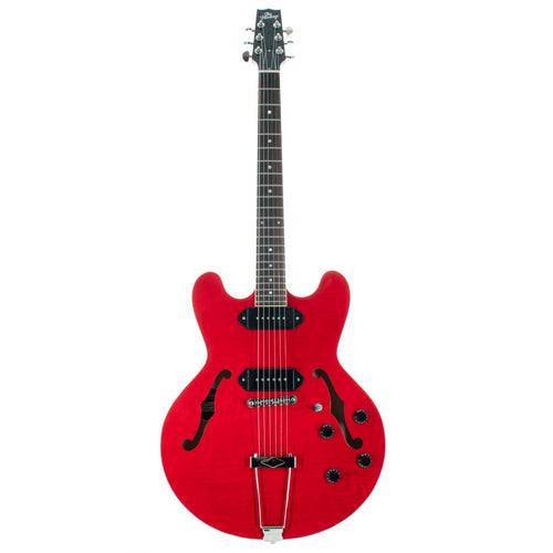 Heritage H-530 Hollow Electric Guitar With Case, Trans Cherry