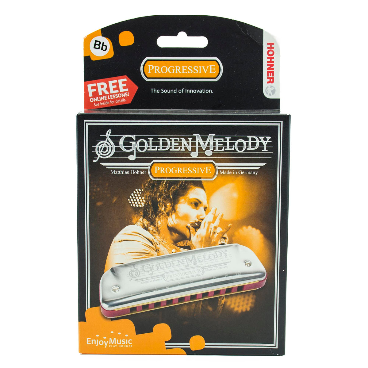 Hohner Bb Golden Melody Harmonica