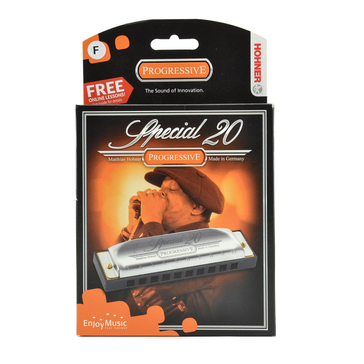 Hohner F Special 20 Diatonic Harmonica - Progressive Series
