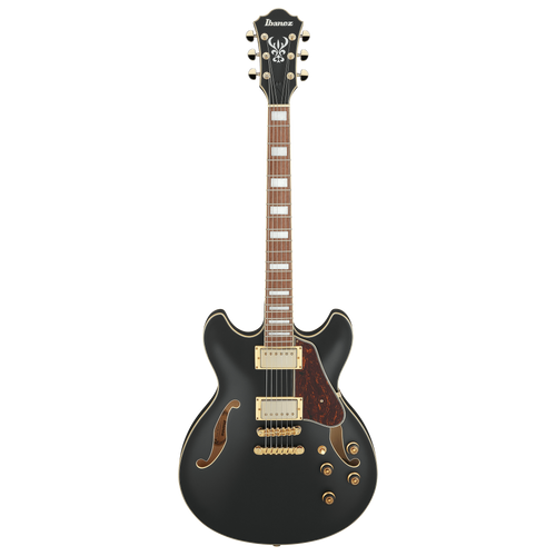 Ibanez AS73G Artcore Hollowbody Electric Guitar, Black Flat