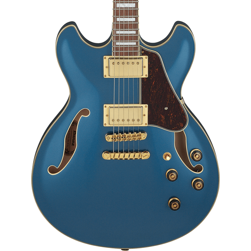 Ibanez AS Artcore Semi-Hollow Electric Guitar, Prussian Blue Metallic