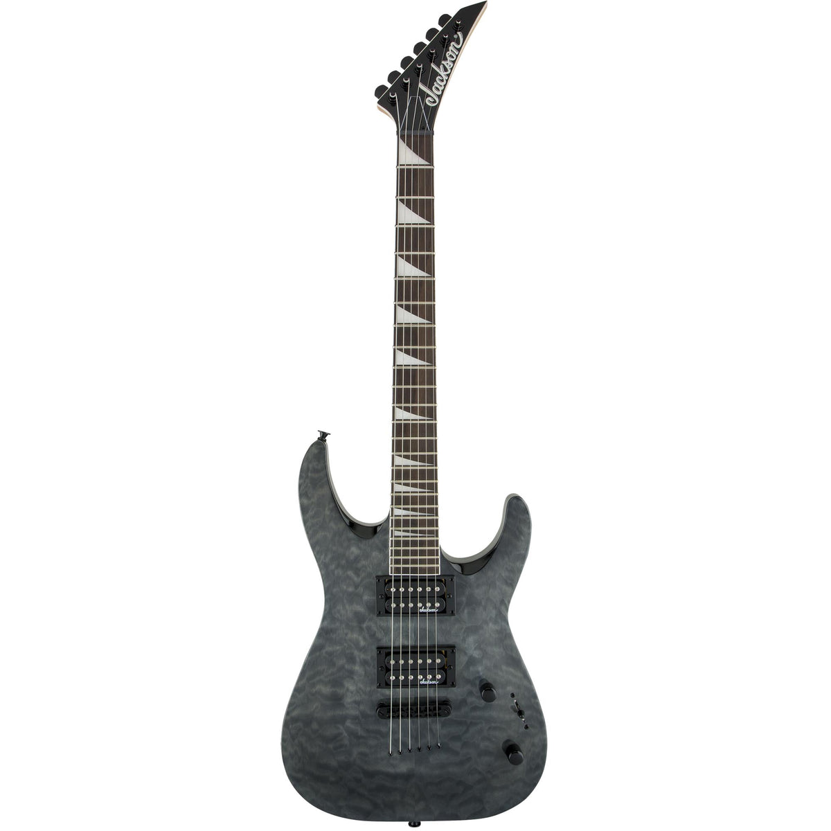 Jackson JS Series Dinky Arch Top JS32TQ DKA Amaranth Fingerboard Transparent Black