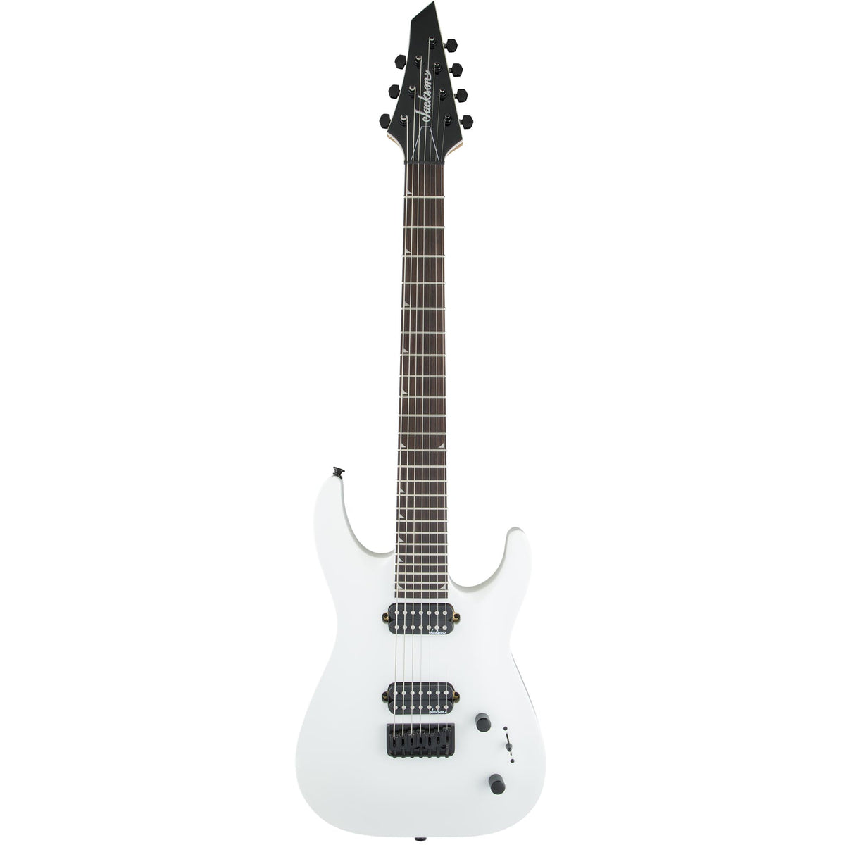 Jackson JS Series Dinky JS32-7 DKA - Rosewood - Snow White