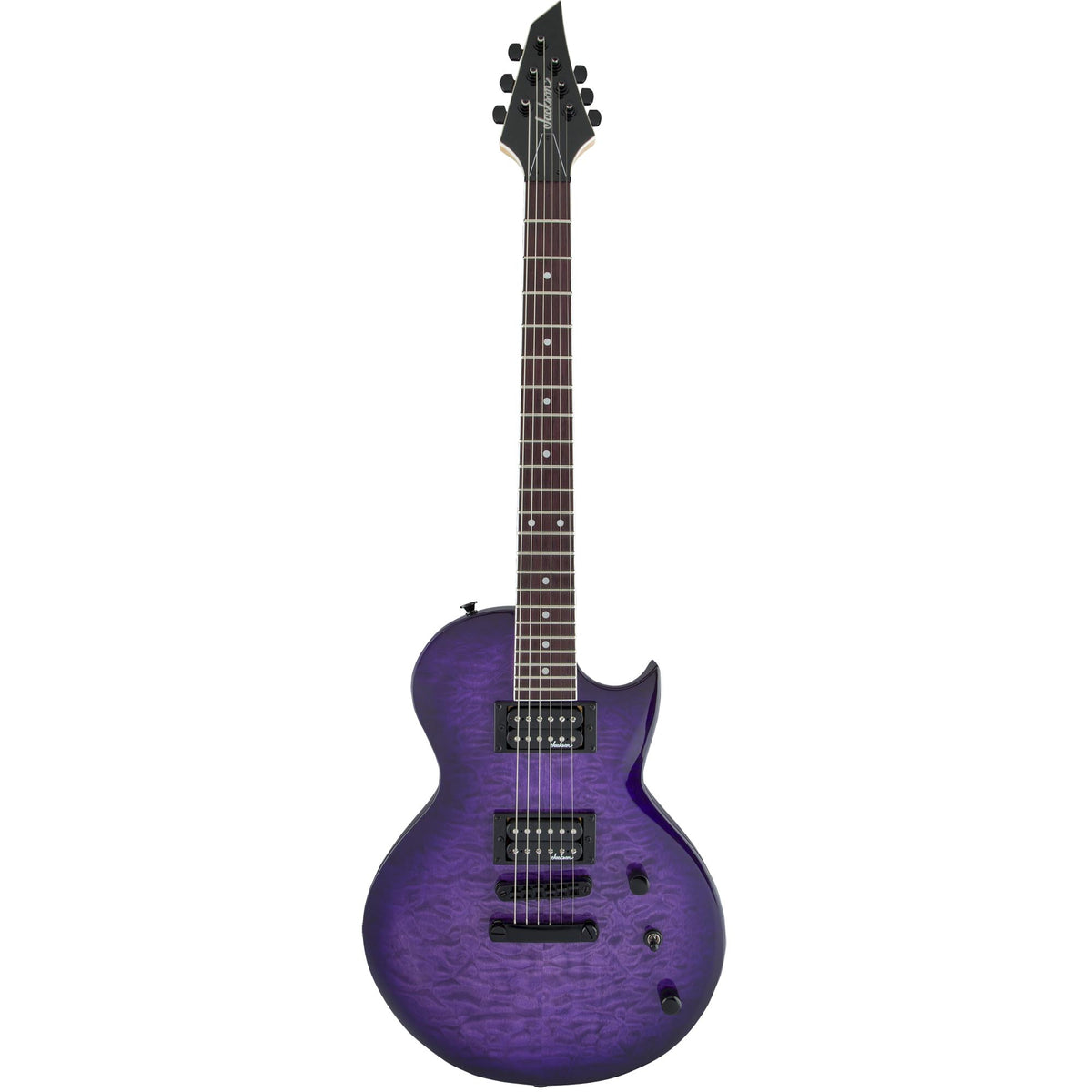 Jackson JS Series Monarkh SC JS22Q Amaranth Fingerboard Transparent Purple Burst