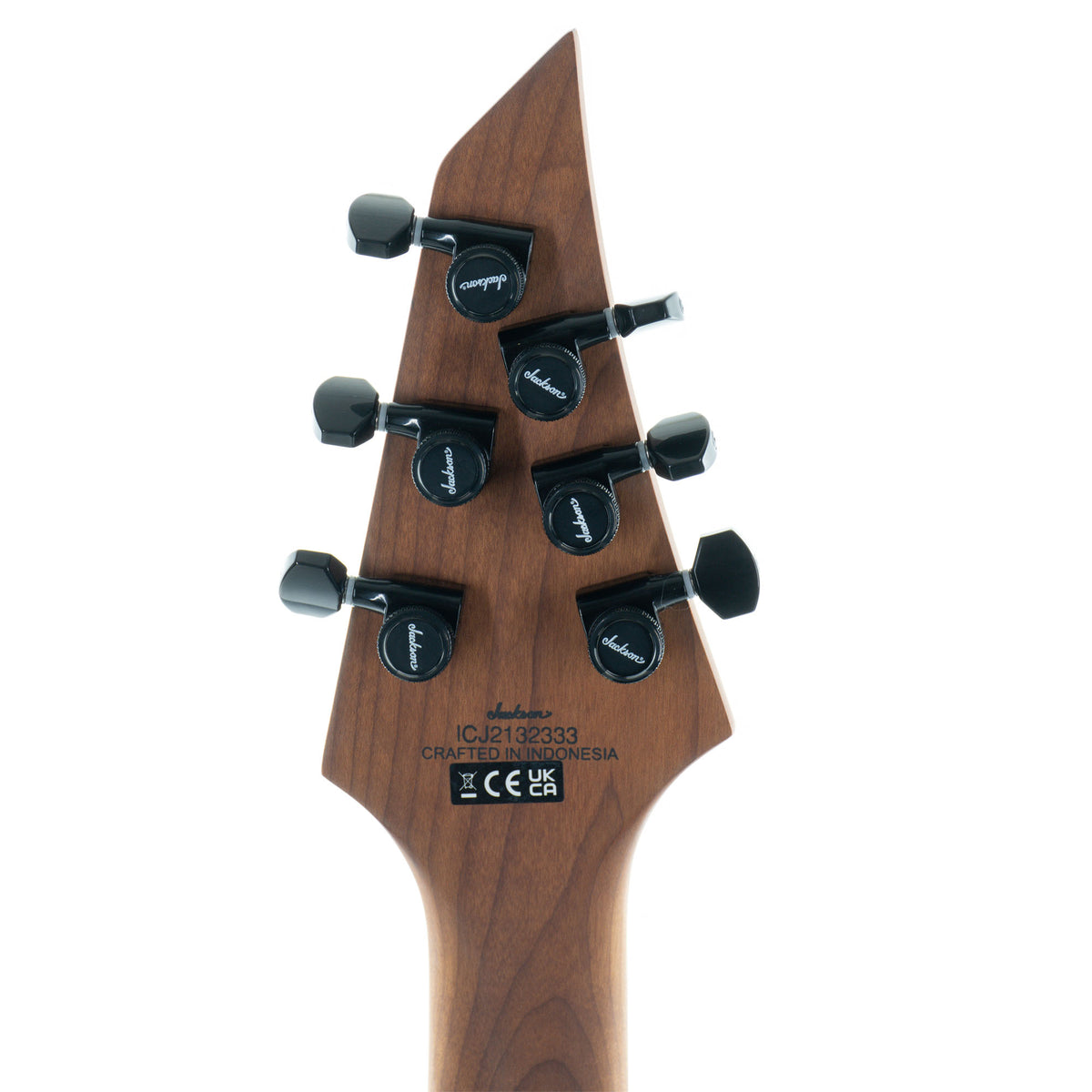 Jackson Pro Series Signature Misha Mansoor Juggernaut HT6, Caramelized Maple, Matte Blue Frost