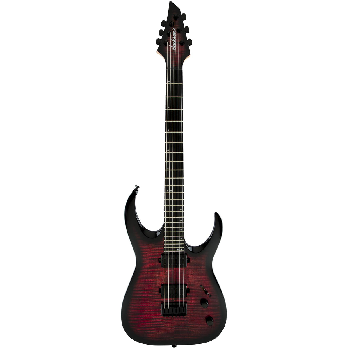 Jackson Pro Series Signature Misha Mansoor Juggernaut HT6FM - Ebony - Scarlet Burst