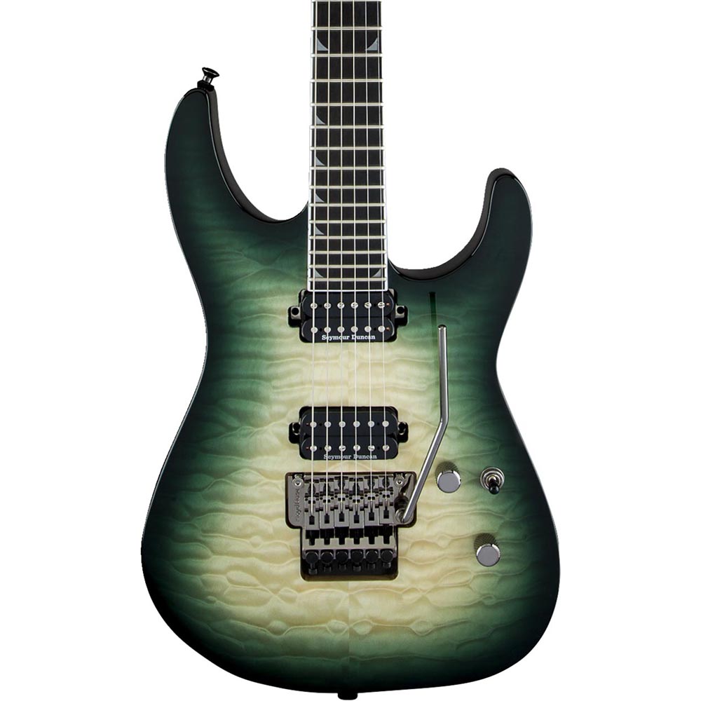 Jackson Pro Series Soloist SL2Q MAH - Ebony - Alien Burst