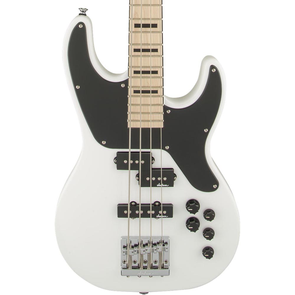 Jackson X Series Concert Bass CBXNTM IV Maple Fingerboard Snow White