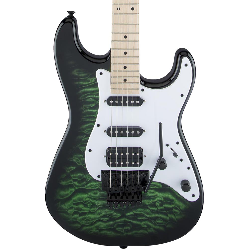 Jackson X Series Signature Adrian Smith SDXQ - Maple - Transparent Green Burst