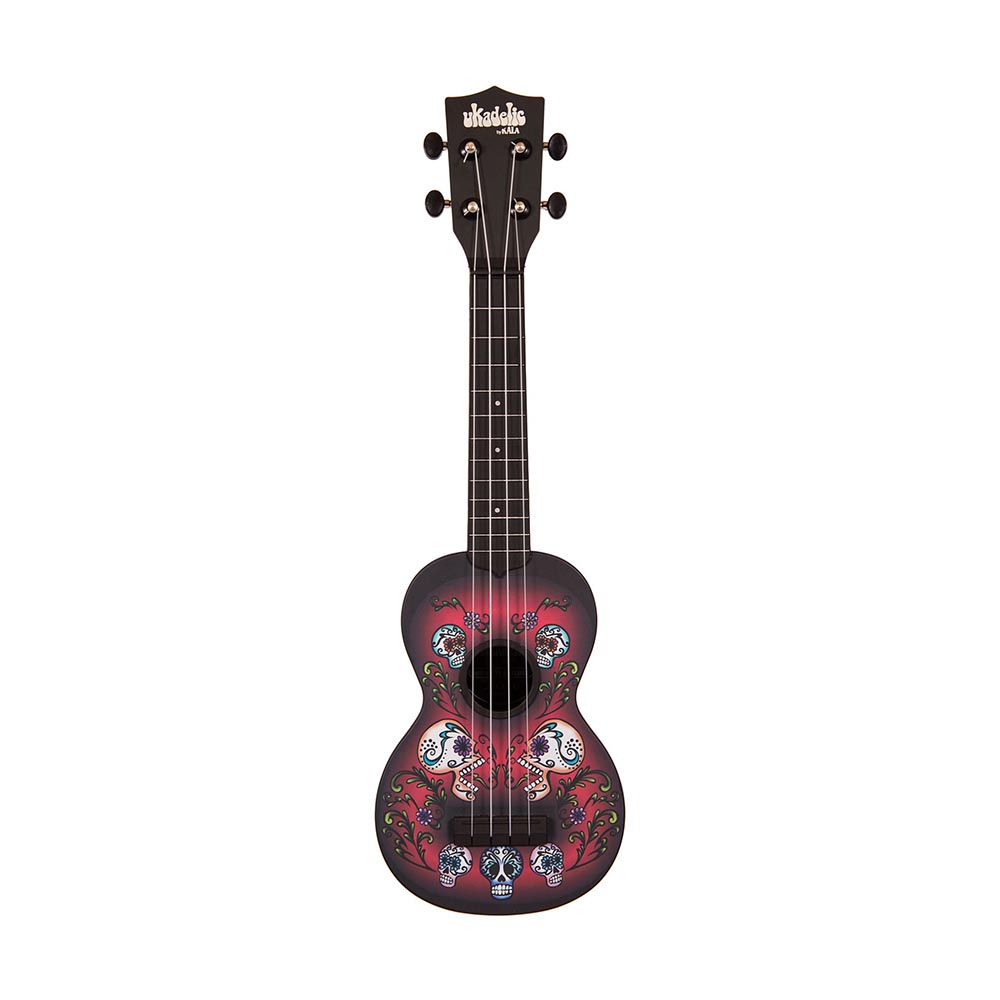 Kala Composite/Ukadelic Sugar Skulls Soprano Ukulele