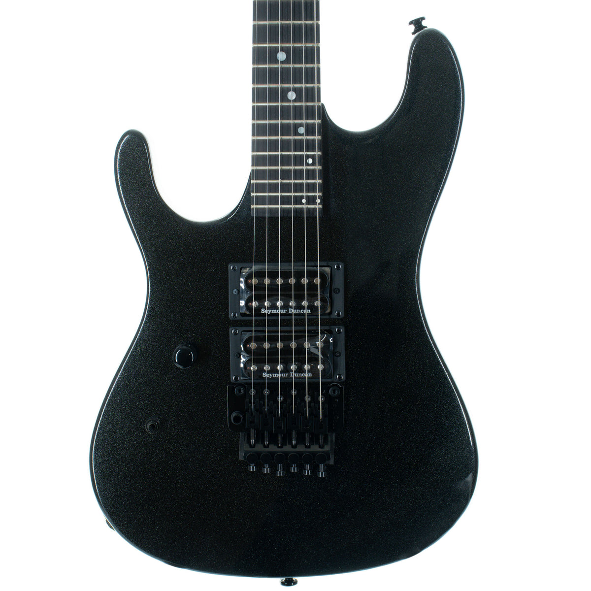Kramer Nightswan, Left-Handed Electric Guitar, Jet Black Metallic