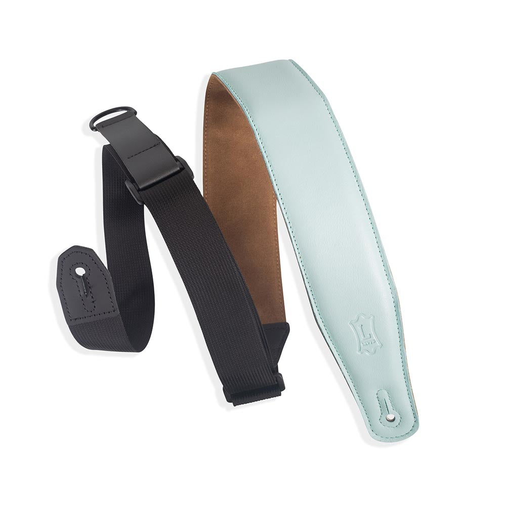 Levys 2.5 Inch Right Height Garment Padded Strap Light Blue Aqua
