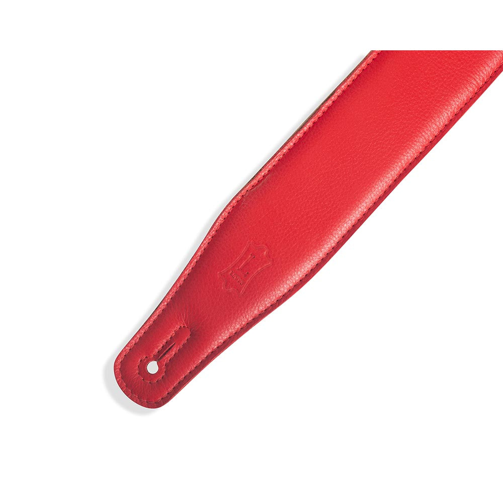 Levys 2.5 Inch Right Height Garment Padded Strap Red