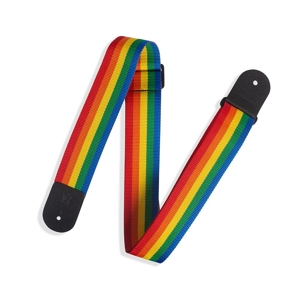 Levys 2 Inch Basic Rainbow Seatbelt Strap