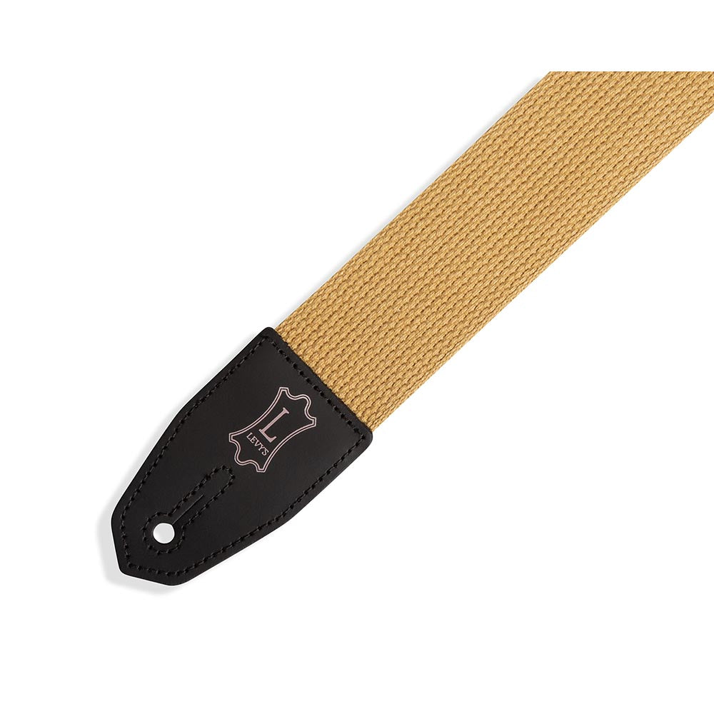 Levys 2 Inch Right Height Standard Cotton Strap Tan