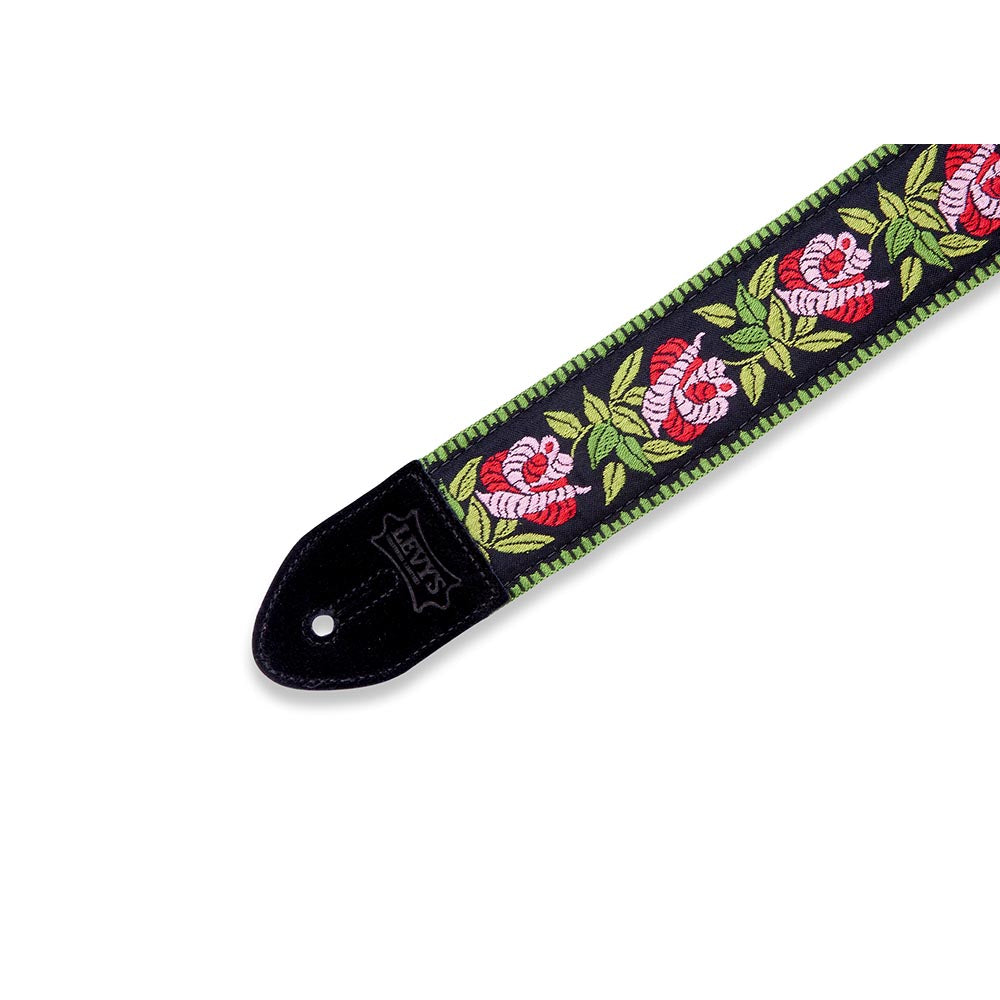 Levys 2 Inch Woven Guitar Strap Rosa Pink
