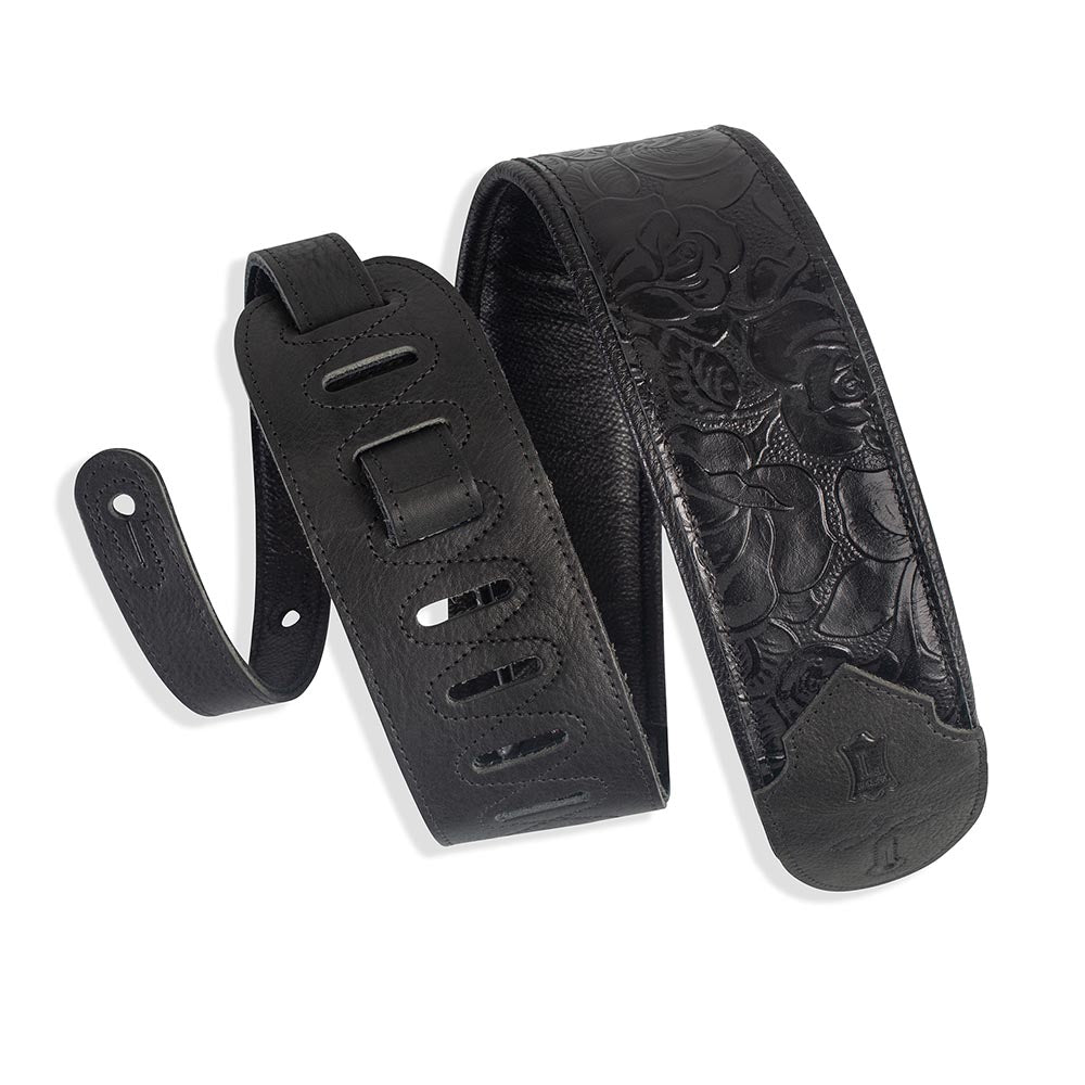 Levys 3 Inch Sundance Black Rose Strap