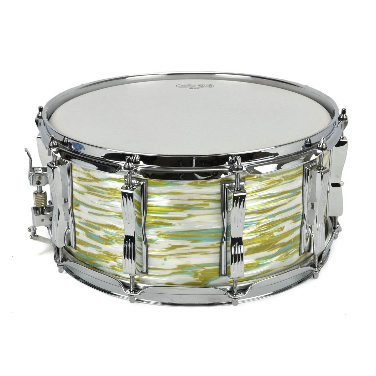 Ludwig 6.5x14" Legacy Classic Custom Snare - 10-Lug - Blue Olive Oyster
