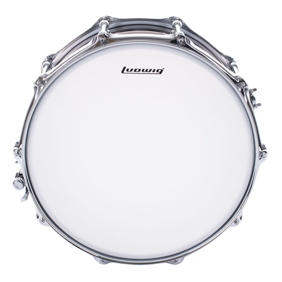 Ludwig 6.5x14 Universal Black Brass Snare Drum With Chrome Hardware