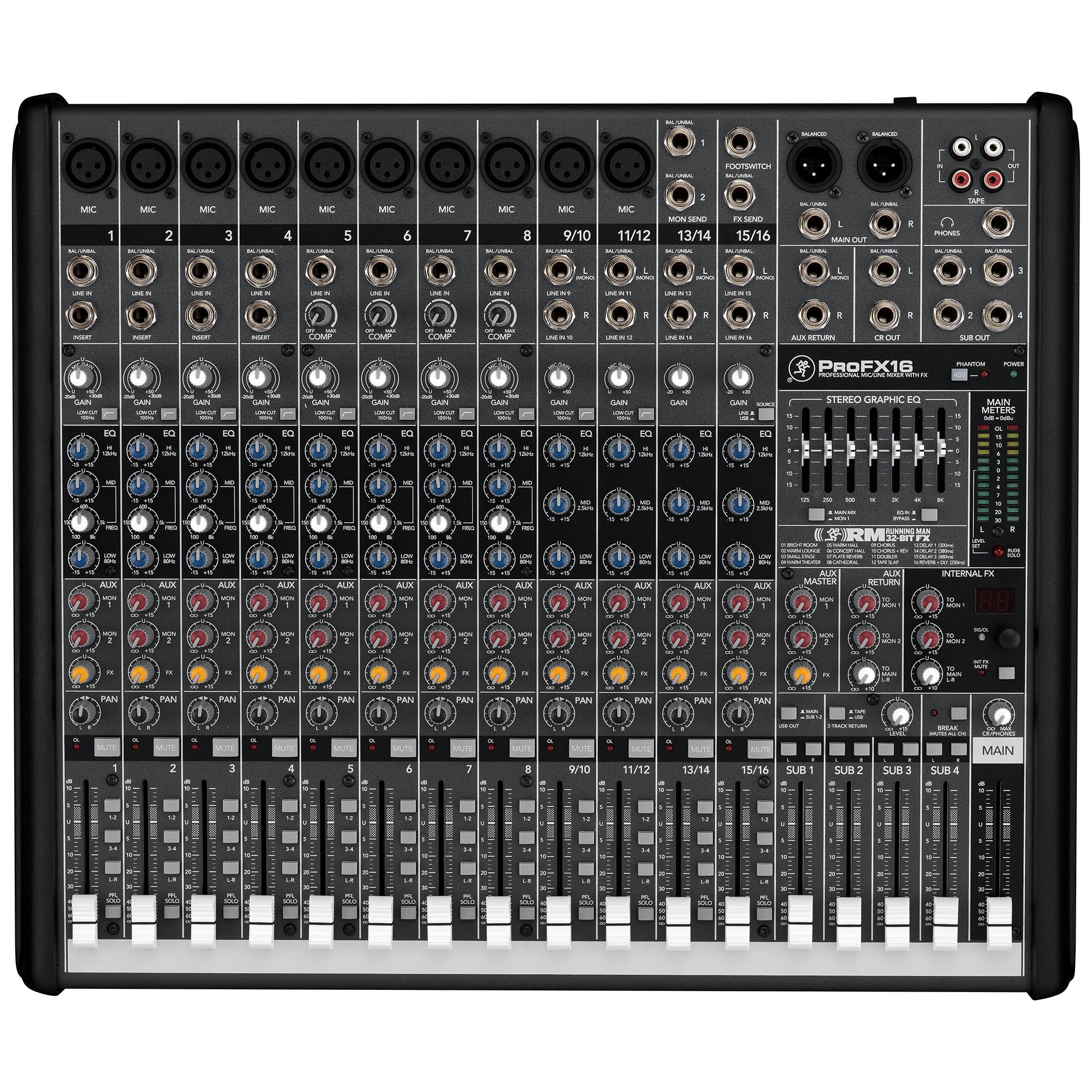 16-Channel Mixer FX And USB