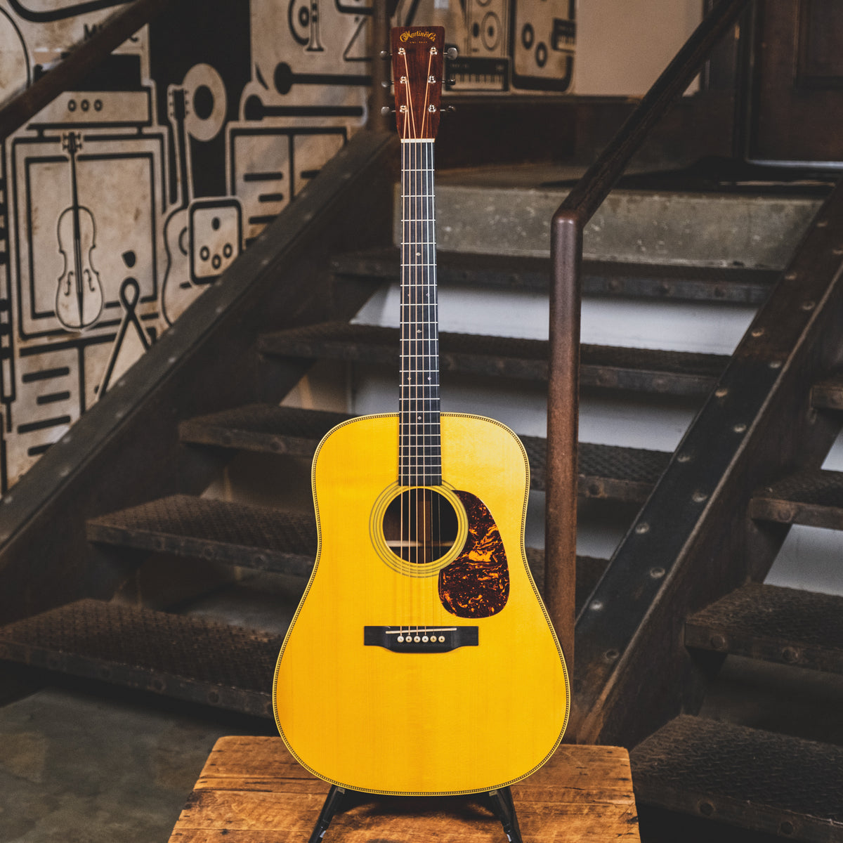 2013 Martin D-28 1941 Authentic Acoustic Guitar With OHSC - Used