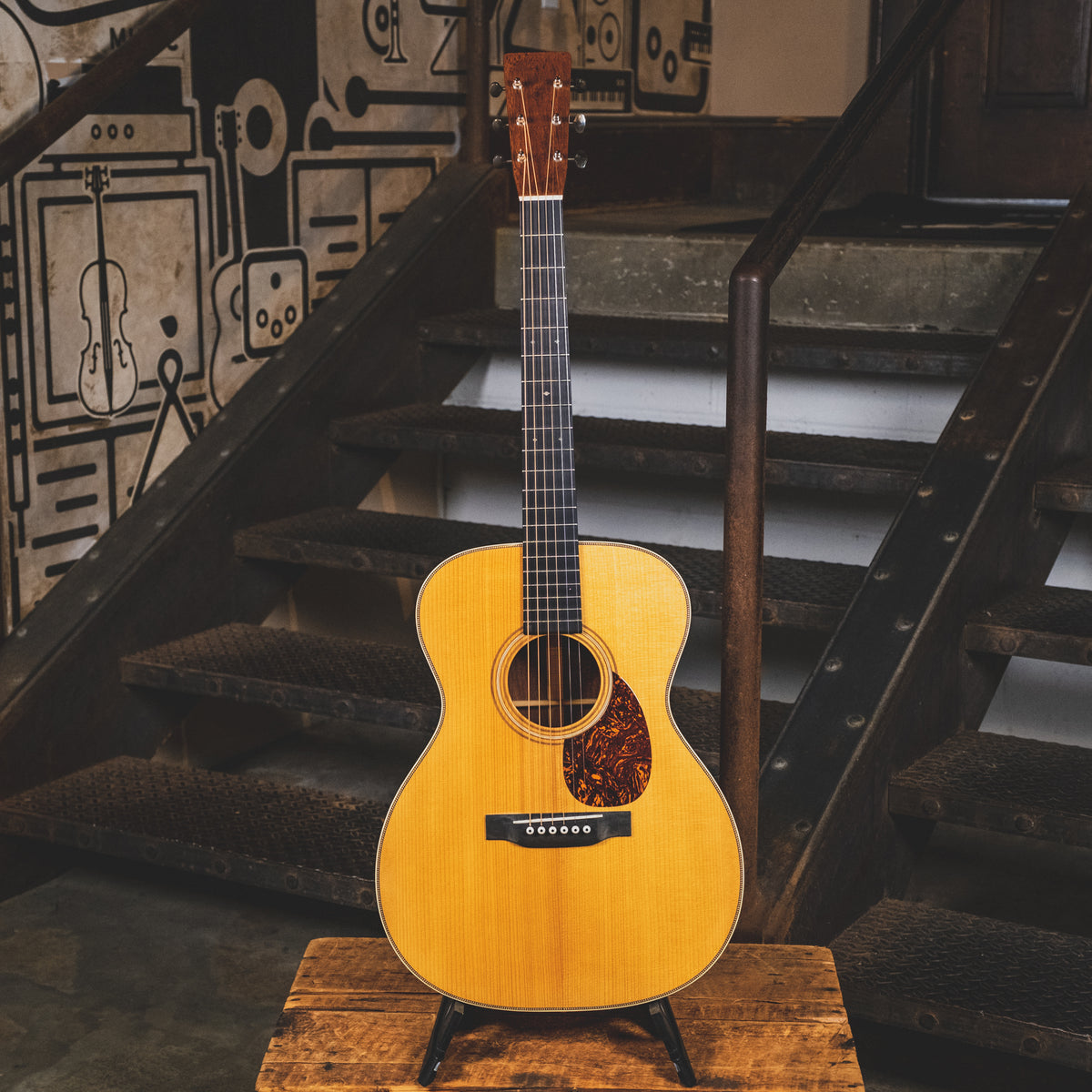 2014 Martin OM-28 Authentic 1931 Acoustic Guitar With OHSC - Used