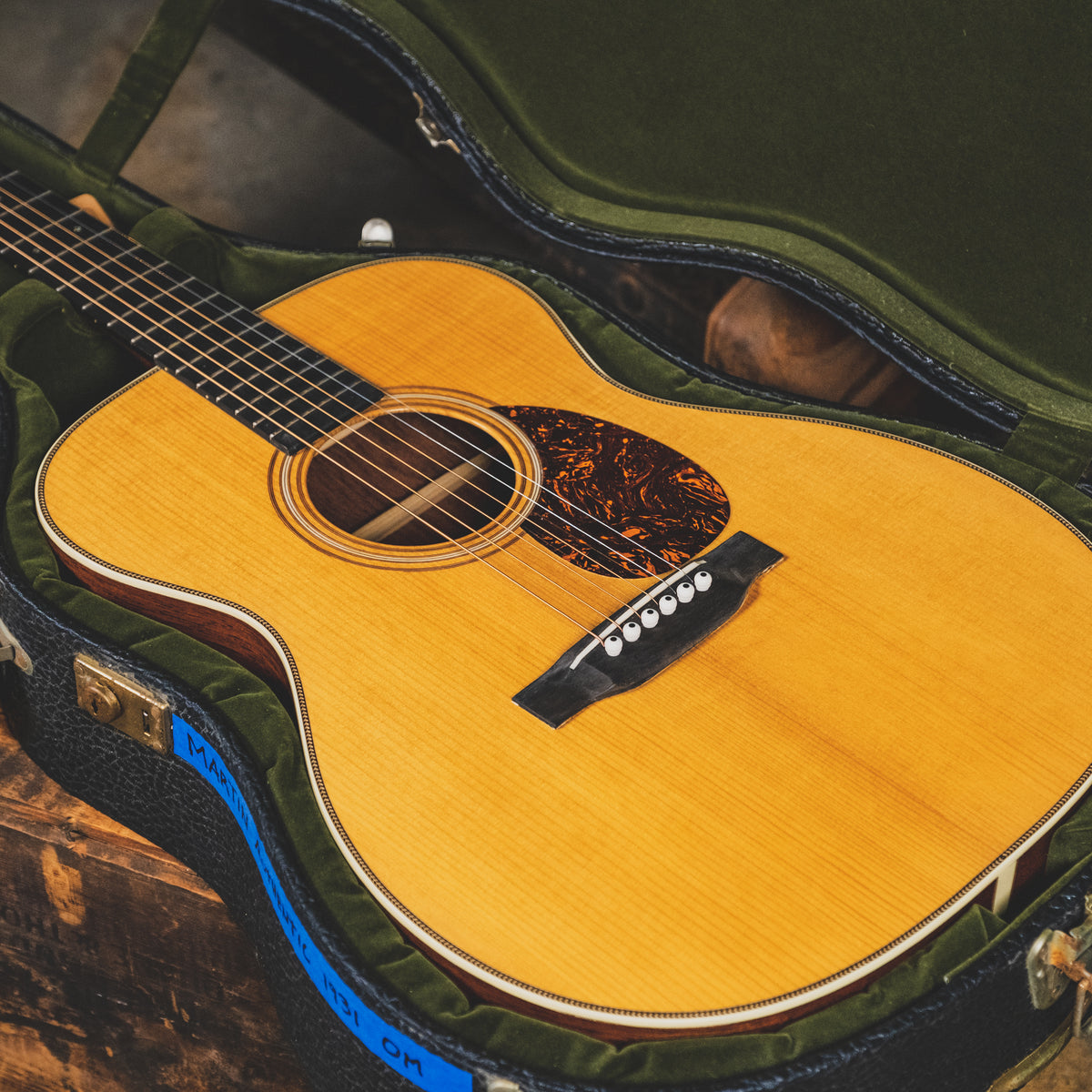 2014 Martin OM-28 Authentic 1931 Acoustic Guitar With OHSC - Used