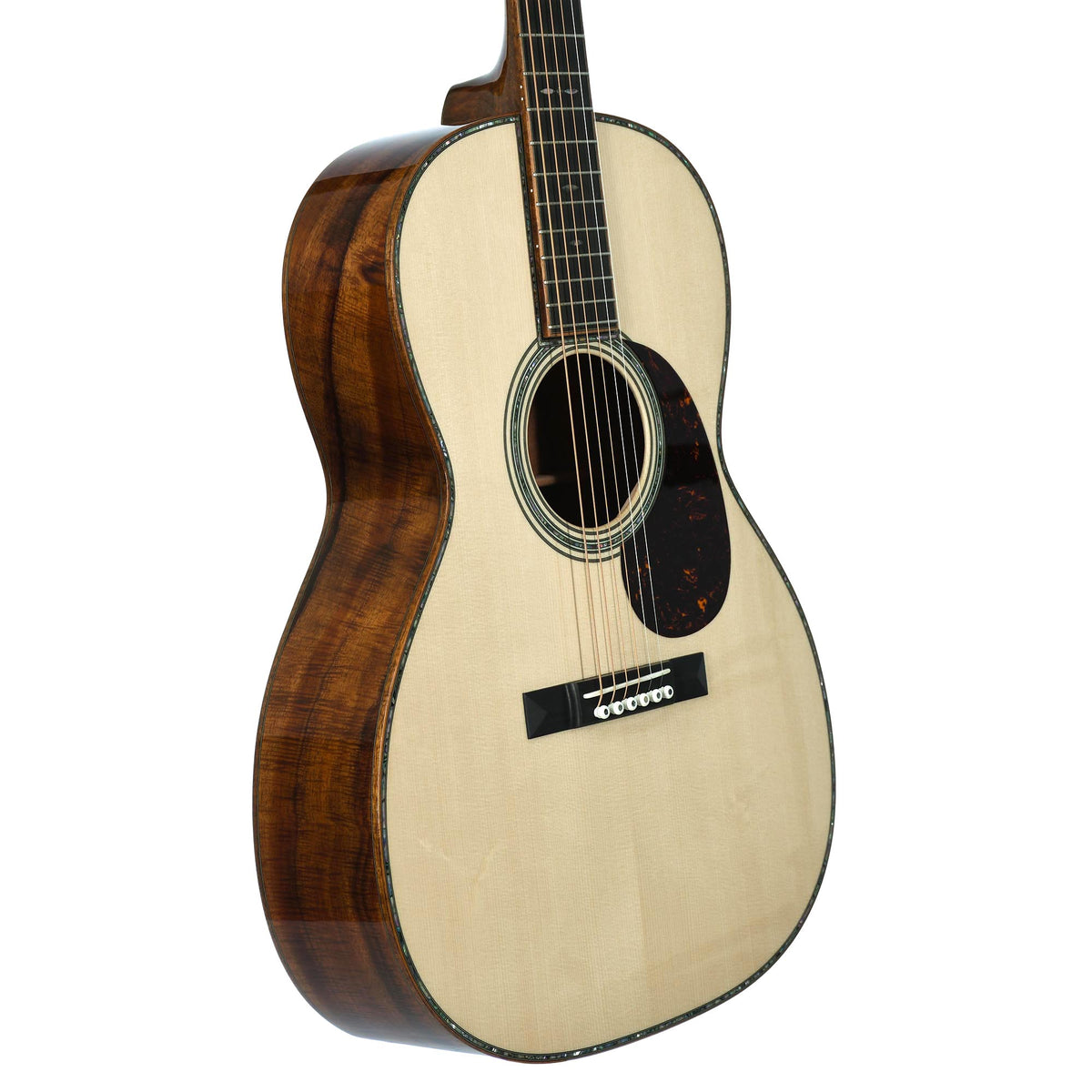 Martin Custom Shop 000 Size 42 Style 12 Fret High Flame Koa, Italian Alpine Spruce
