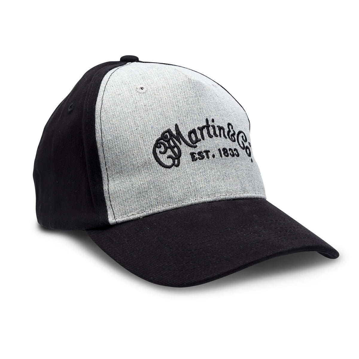 Martin Fitted Hat, Black And Gray, Medium/Large