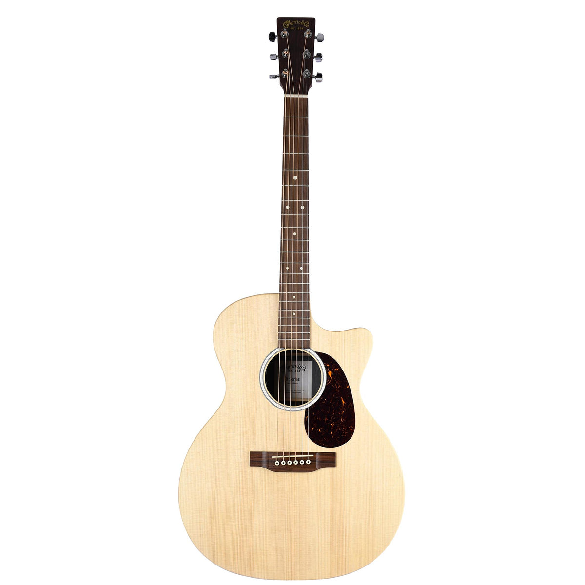 Martin GPC-X2E Acoustic Electric Guitar, Natural with Gig Bag