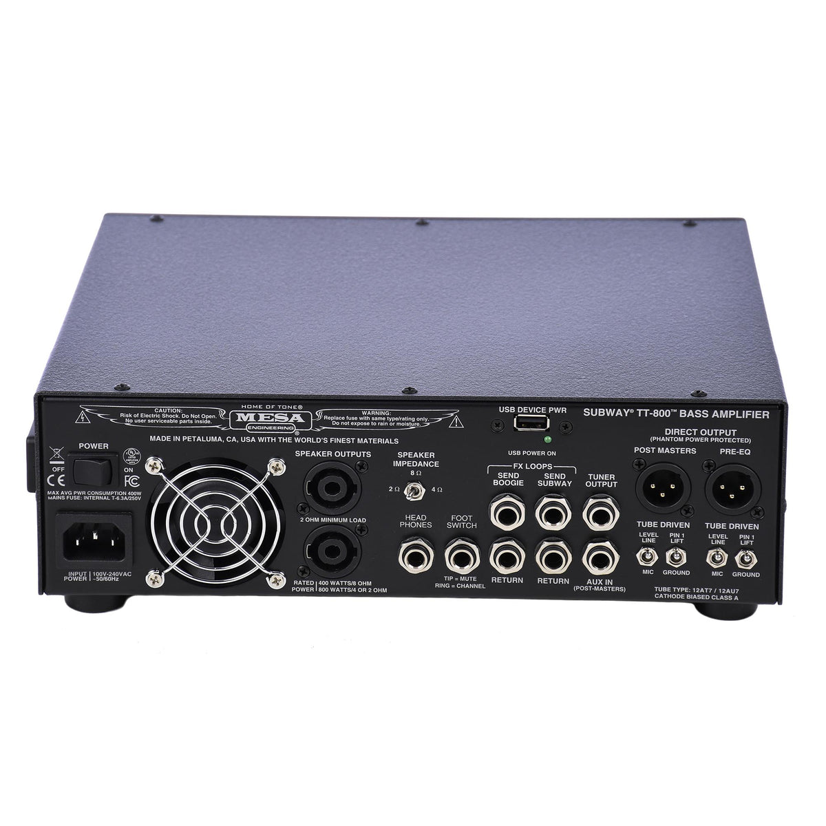 Mesa Boogie Subway TT-800 2 Channel Bass Amp