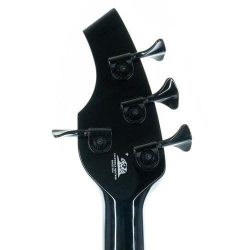 Ernie Ball Music Man Bongo 4 HH Fretboard, Black Gloss Neck, Harvest Orange